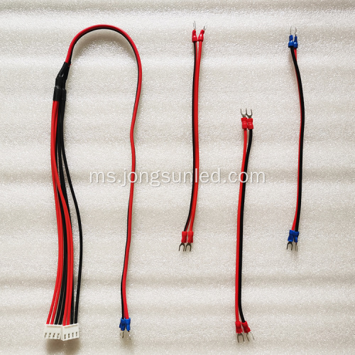 Kabel Kuasa Skrin Paparan LED Hitam Merah 2x1.5mm